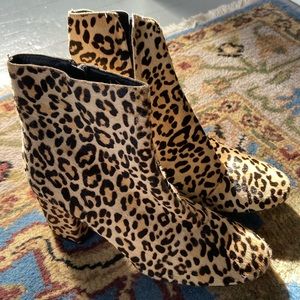 Madewell leopard boots
